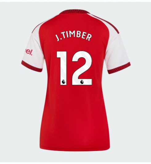 Arsenal Jurrien Timber #12 Hjemmedrakt Dame 2026-27 Korte ermer Arsenal Jurrien Timber #12 Hjemmedrakt Dame 2026-27 Korte ermer